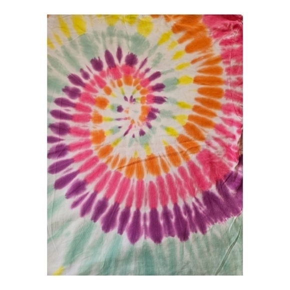 Hustle Gange Tie Die‎ Unisex Knit 100% Cotton Mens Shirt With Bear Logo Large - Picture 4 of 10